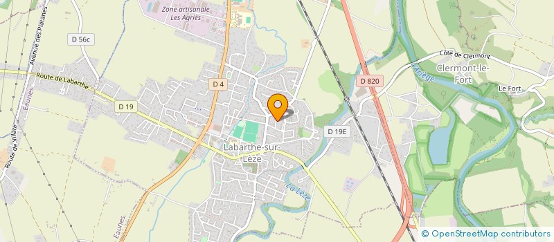 localisation de l'entreprise OXYKARST à LABARTHE-SUR-LEZE