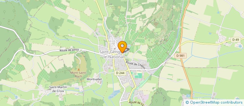 localisation de l'entreprise OXYLIEM SOINS  JONCY