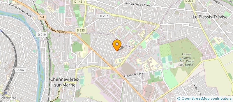 localisation de l'entreprise OXYMEDE AMBULANCES  CHENNEVIERES-SUR-MARNE