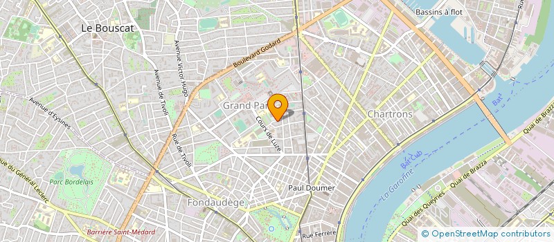 localisation de l'entreprise OXYMETAL à BORDEAUX