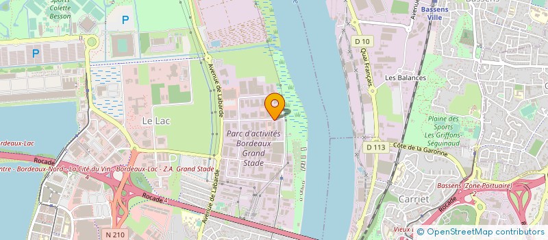 localisation de l'entreprise OXYMETAL EST à BORDEAUX