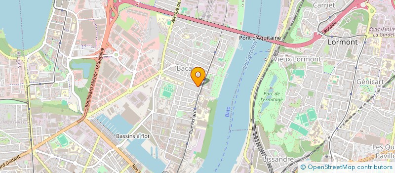 localisation de l'entreprise OXYMETAL ORNE à BORDEAUX
