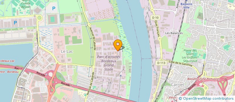 localisation de l'entreprise OXYMETAL SUD OUEST à BORDEAUX
