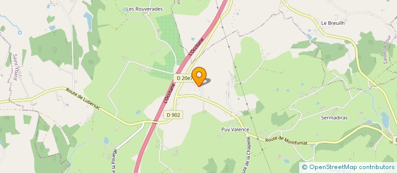 localisation de l'entreprise OXYMORE  SAINT-YBARD