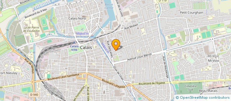 localisation de l'entreprise OXYMORE ARCHITECTES  CALAIS