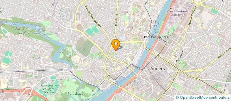 localisation de l'entreprise OXYMORPHE à ANGERS