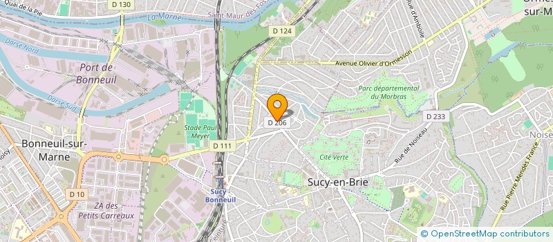 localisation de l'entreprise OXYN à SUCY-EN-BRIE
