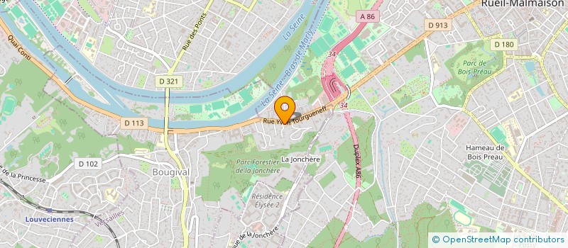 localisation de l'entreprise OXYNA  BOUGIVAL