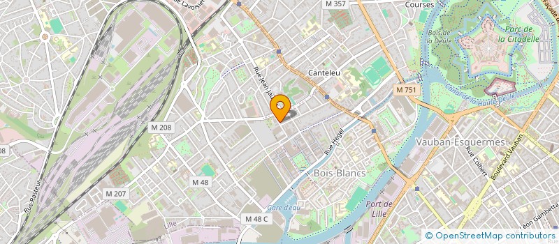 localisation de l'entreprise OXYNORD à LILLE