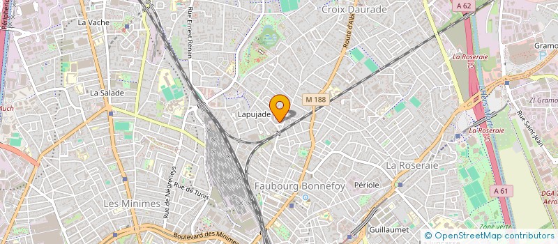 localisation de l'entreprise OXYPAINT à TOULOUSE