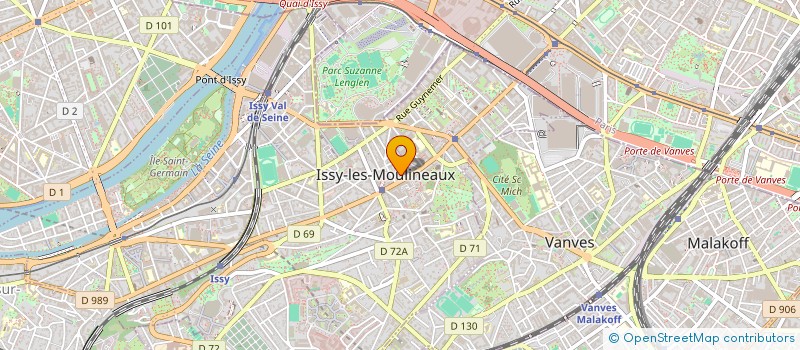 localisation de l'entreprise OXYS MUSIC à ISSY-LES-MOULINEAUX