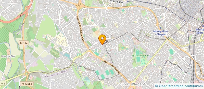 localisation de l'entreprise OXYTALIS à MONTPELLIER