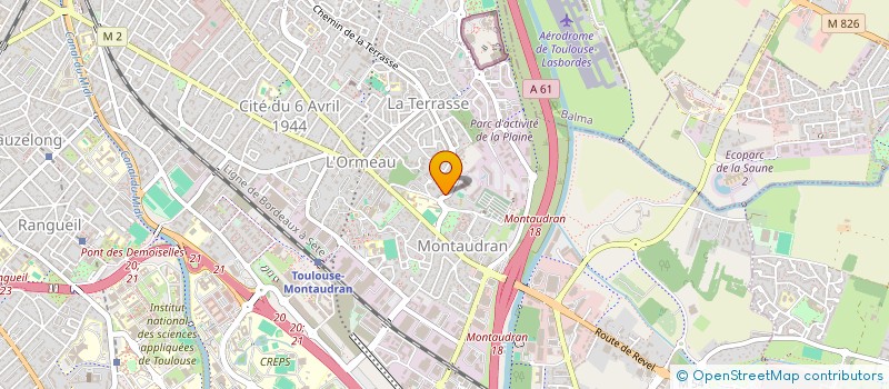 localisation de l'entreprise OXYTANIA TRANSPORT à TOULOUSE