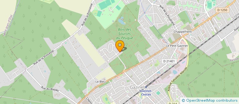 localisation de l'entreprise OXYTEMPS 03  PESSAC