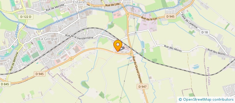 localisation de l'entreprise OXYTIVE INGENIERIE  LA GORGUE