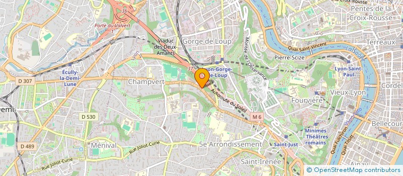 localisation de l'entreprise OXYTRADING à LYON