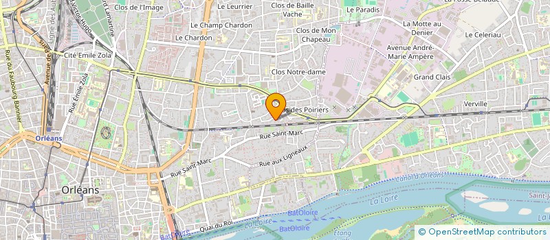 localisation de l'entreprise OXYWARE à ORLEANS