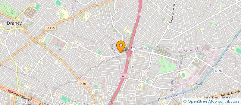 localisation de l'entreprise OY  BONDY