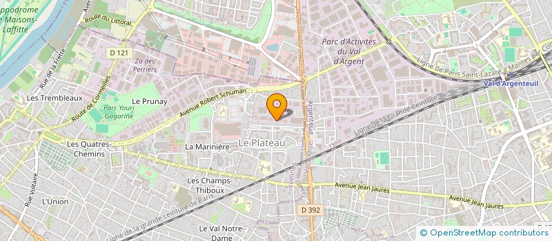 localisation de l'entreprise OY HOLDING à SARTROUVILLE