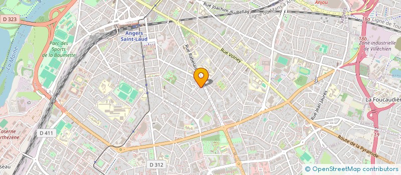 localisation de l'entreprise OYA à ANGERS