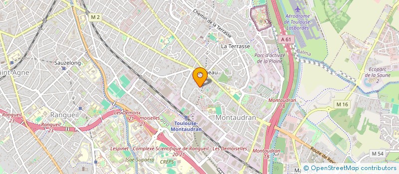 localisation de l'entreprise OYA  TOULOUSE