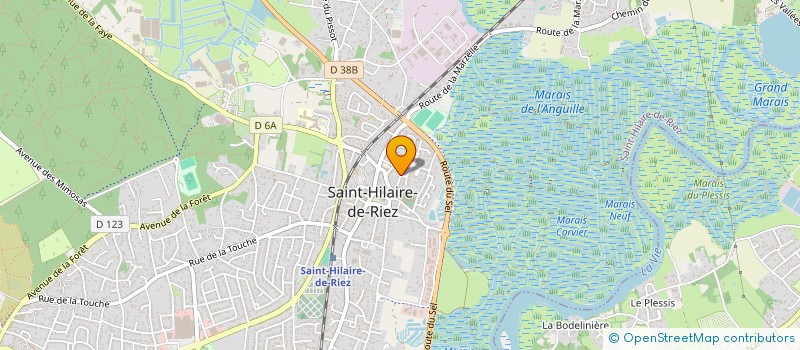 localisation de l'entreprise OYA AVIATION SARL à NOTRE-DAME-DE-RIEZ