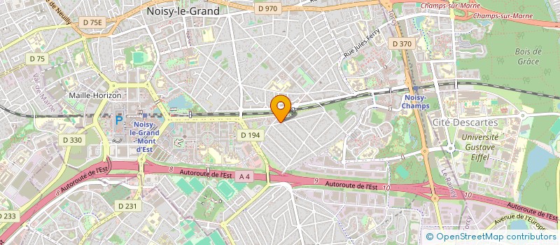localisation de l'entreprise OYA EXPORT CONSULTING à NOISY-LE-GRAND