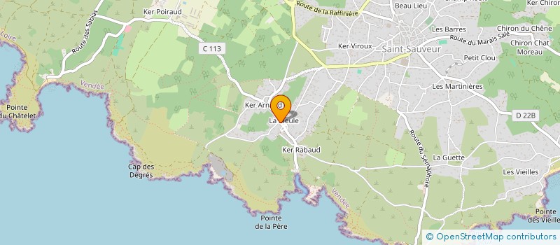 localisation de l'entreprise OYA FILMS  L'ILE-D'YEU