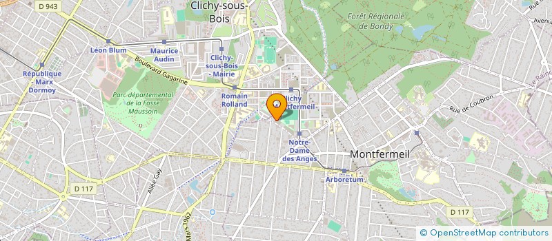 localisation de l'entreprise OYA, GENERALE DES SERVICES A DOMICILE à MONTFERMEIL