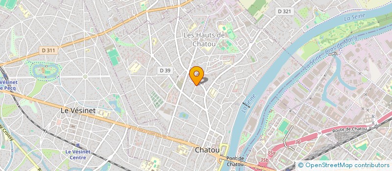 localisation de l'entreprise OYA INGENIERIE  CHATOU