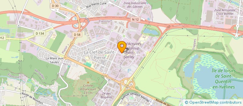 localisation de l'entreprise OYA INVEST  ELANCOURT