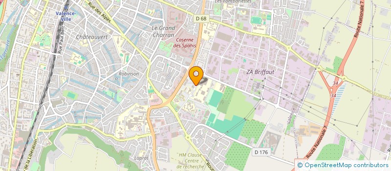 localisation de l'entreprise OYAKO à VALENCE