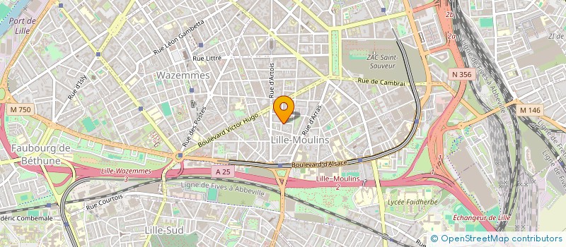 localisation de l'entreprise OYAMBA à LILLE