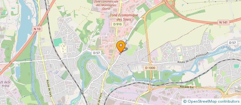 localisation de l'entreprise OYAT à CHAMPNIERS