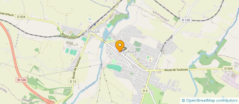 localisation de l'entreprise OYE PIZZA à GIMONT