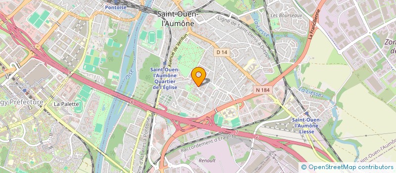 localisation de l'entreprise OYE TRANSPORT  SAINT-OUEN-L'AUMONE