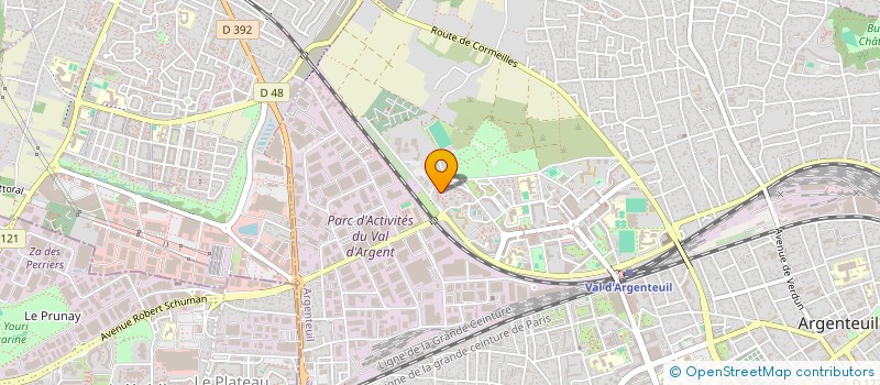 localisation de l'entreprise OYEB TRANSPORT  ARGENTEUIL