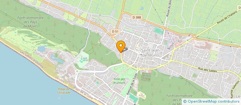 localisation de l'entreprise OYER  SAINT-JEAN-DE-MONTS