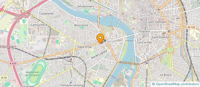 localisation de l'entreprise OYEZ à TOULOUSE