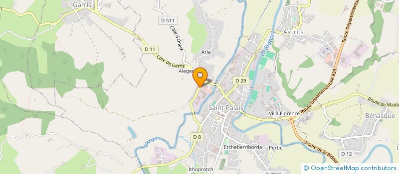 localisation de l'entreprise OYHAMBURU BATIMENT  AMENDEUIX-ONEIX