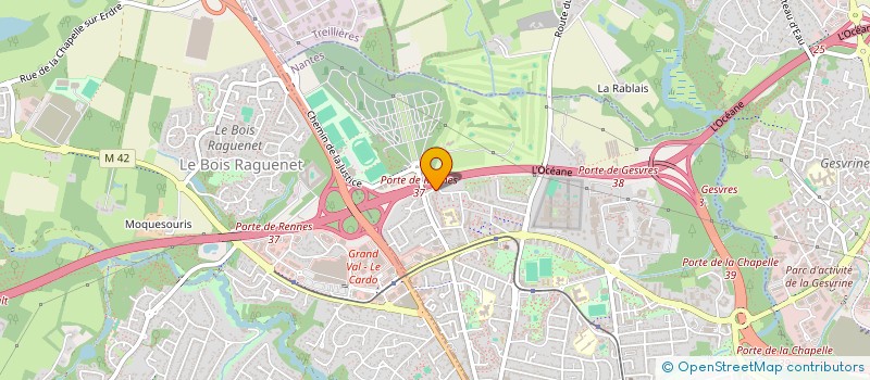 localisation de l'entreprise OYILI FANG BETI à NANTES