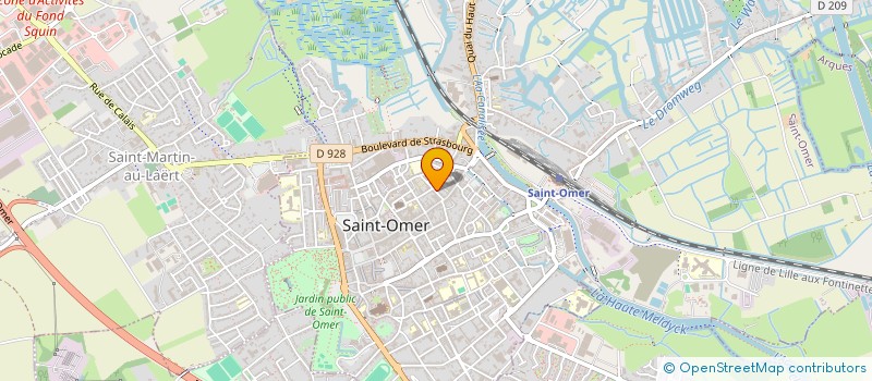 localisation de l'entreprise OYKIA  SAINT-OMER