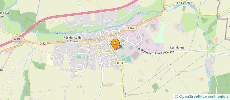 localisation de l'entreprise OYKOS à COURTENAY