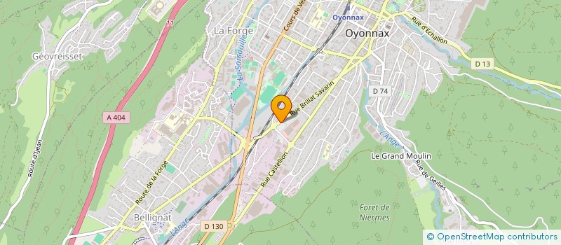 localisation de l'entreprise OYO BAZAR à OYONNAX