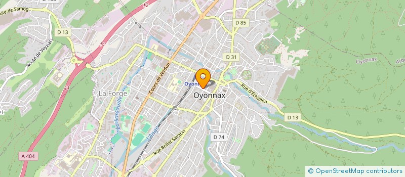 localisation de l'entreprise OYO TORREFACTION à OYONNAX