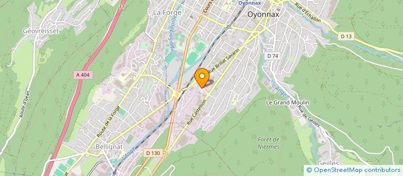localisation de l'entreprise OYON à OYONNAX