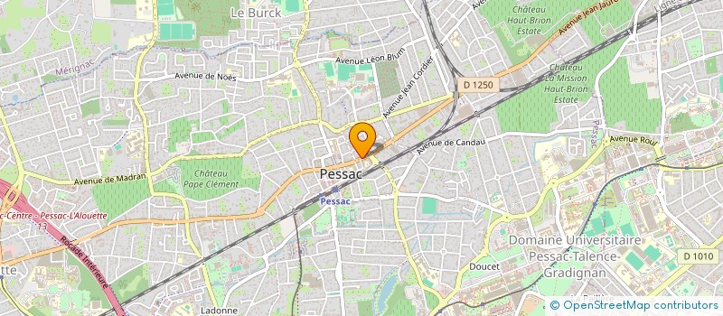 localisation de l'entreprise OYON  PESSAC