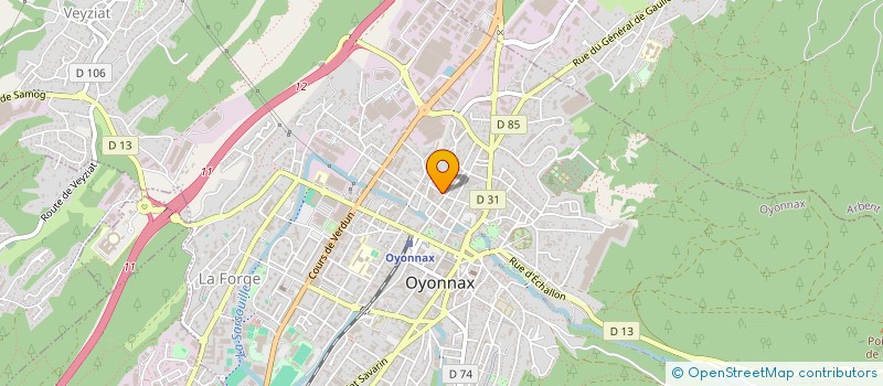localisation de l'entreprise OYONNAX CITE à OYONNAX