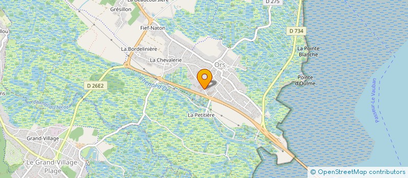 localisation de l'entreprise OYSTER MOTOCYCLES  LE CHATEAU-D'OLERON