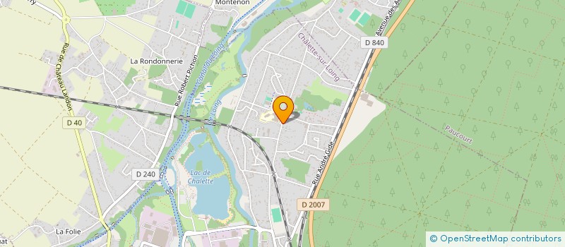 localisation de l'entreprise OZ 45 à CHALETTE-SUR-LOING